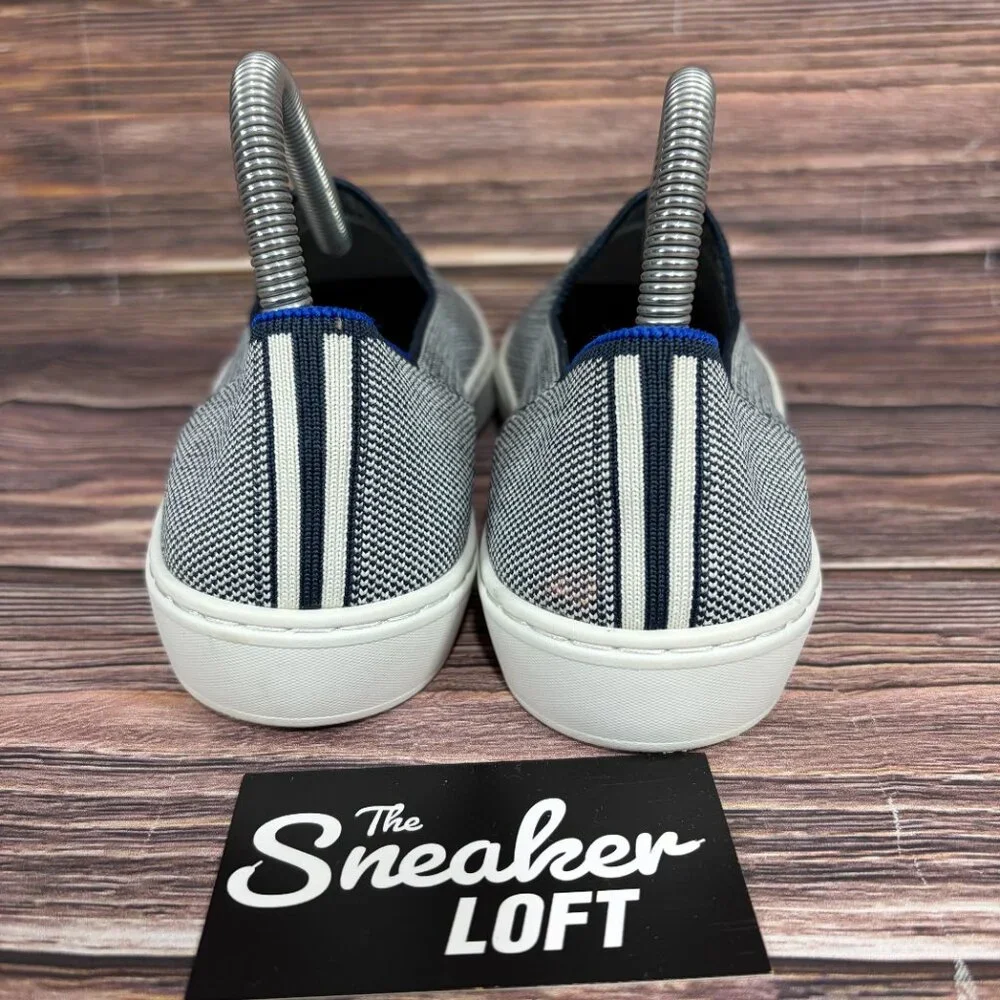 Rothy's‎ The Originial Slip On Sneakers Anchor Knit Fabric Women's Size 7.5